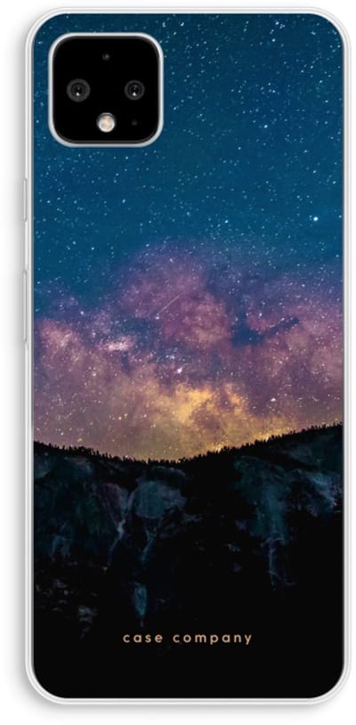 Case Company® - Hoesje geschikt voor Google Pixel 4 XL hoesje - Travel to space - Soft Cover Telefoonhoesje - Bescherming aan alle Kanten en Schermrand
