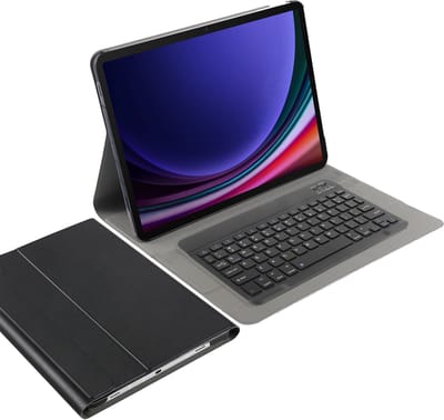 Cazy tablet Hoes met Toetsenbord geschikt voor Samsung Galaxy Tab S10 Plus / Tab S9 FE Plus / Tab S9 Plus - QWERTY Bluetooth Keyboard Case - Zwart
