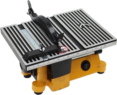 Mini tafelzaag - Compacte zaag - Precisie zagen - Stil en efficiënt - 100 mm zaagblad - One Color