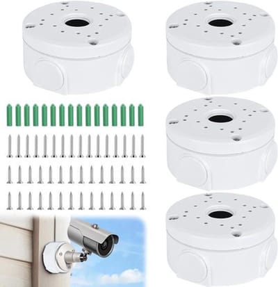 Waterdichte Kunststof Camera-Aansluitdoos voor Bullet Bewakingscamera - Junction Box (Wit)