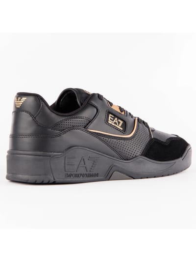 EA7 herensneakers met logo-patch