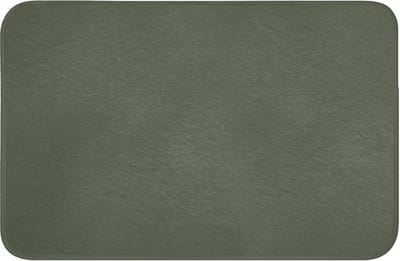 Badmat 60x40 cm - Antislip - Groen - Effen kleur - Olijfgroen - Badmatten voor badkamer - Badkamermat - Douchemat - Badkamer mat