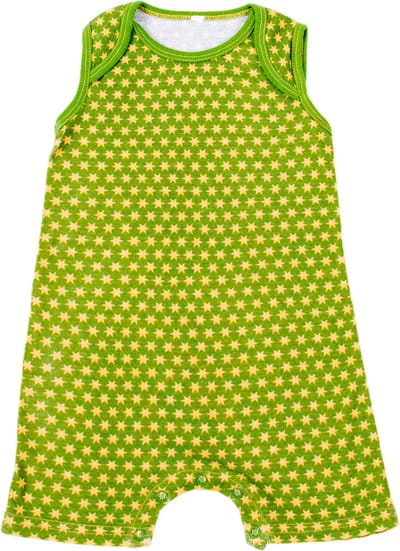 Ducksday - romper - baby - unisex - Funky Green - maat 80 – PROMO