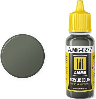 AMMO by Mig Jimenez Hobbyverf Acrylverf - MIG 0277 Green Grey FS 34159 - Acryl - 17ml Verf flesje - 17 ml