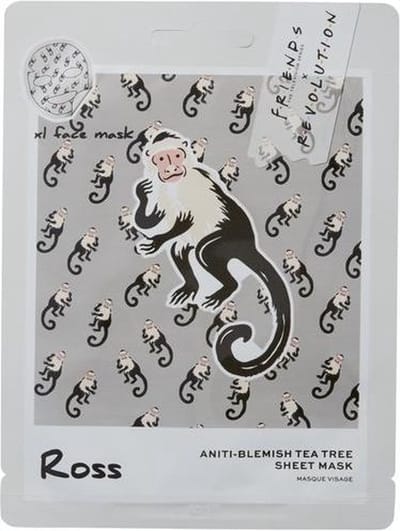 Makeup Revolution x Friends Ross Tea Tree Sheet Mask - Gezichtsmasker
