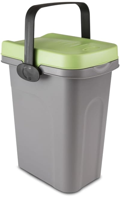 Luieremmer Geurloos - Bio Afvalemmer Keuken - Hygiënisch Afval Beheer - Afsluitbaar Deksel - 7 Liter Capaciteit - Groen