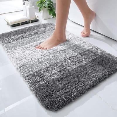 Tapis de bain Super absorbant, antidérapant, à séchage rapide, paillasson d'entrée, de sol de baignoire, de toilette, décoration de maison 50x80cm