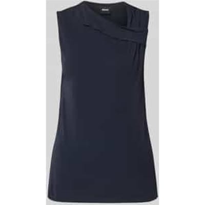 Slim fit top van pure viscose model 'Epuete '