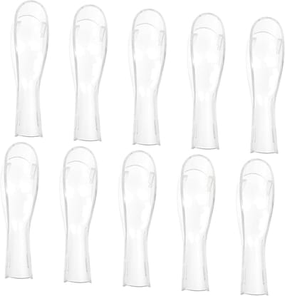 Tandenborstelkapjes - Opzetborstelhoezen - Reizen Kamperen - Hygiënische Bescherming - 10 Stuks - Transparant