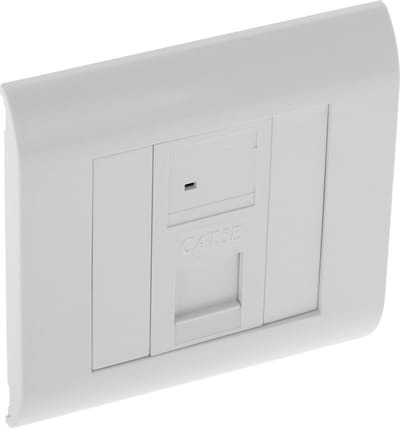 BeMatik - 80x80 wand- of dakgootbox met 1 RJ45 FTP Cat.5e 568B