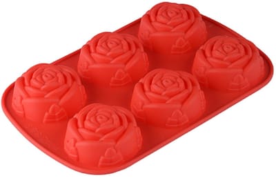 IJsblokjes vorm rozen - Chocoladevorm roos - Bakvorm - IJsklontjes mal - Makkelijk uitduwen - Rose - Chocolade/zeep maken - Zeepvorm - Vormpjes maken - Ice cube tray - Siliconen - Jonyx