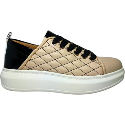 Damesschoenen Alexander Smith Wembley Woman-Nude Zwarte sneakers