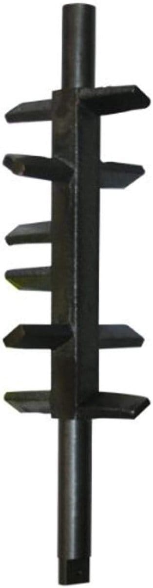 Gietijzeren Roerwerk - Kachel Onderdeel - Kachel Onderhoud - Zwaar Gietijzer - 21 x 19 x 11 cm - Zwart