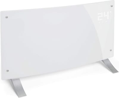 Gebogen Elektrische Convector Kachel 2000W met LED Display en Afstandsbediening