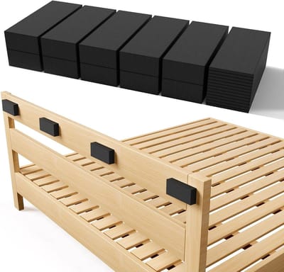 Hoofdbord Stoppers - Muur Beschermers - Geluid Dempen - Zelfklevend Schuim - 23 Stuks - Zwart