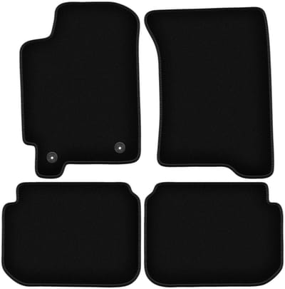 BASIC zwarte veloursmatten voor: Subaru Impreza GC met ventilatieroosters hatchback, sedan, stationwagen (1992-2001)