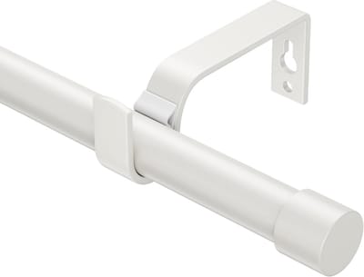 Uittrekbare gordijnroede 76-208 cm - Verstelbare gordijnroede met knoppen voor ooggordijnen - Elegante decoratieve gordijnroede voor slaapkamer