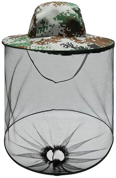 Dailygoody - Muggennet Hoed - Insectenhoed - Comfortabele hoofdbedekking - Camouflage - Ideaal voor imkers en tuinieren - Lichtgewicht en ademend