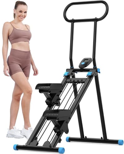SCH® Crosstrainer - Crosstrainers - Crosstrainer Fitness - Zwart - 135cm x 56cm x 25cm