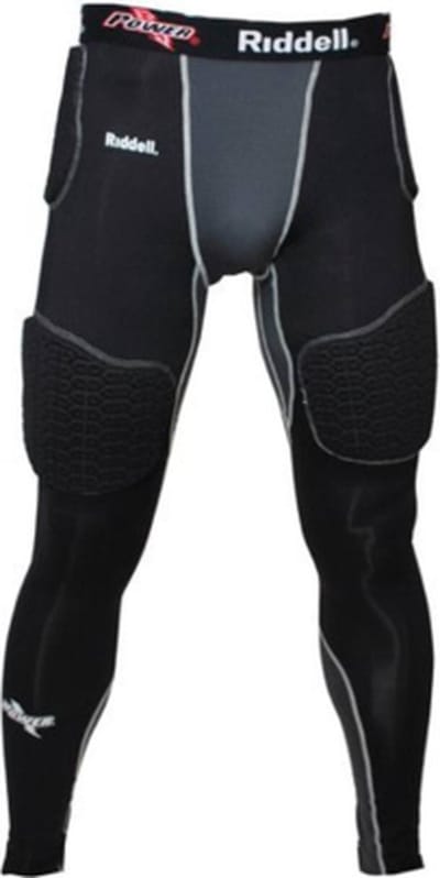 Riddell Five-Piece Full Length Integrated Tight S Black Girdle Pants voor Sport American Football