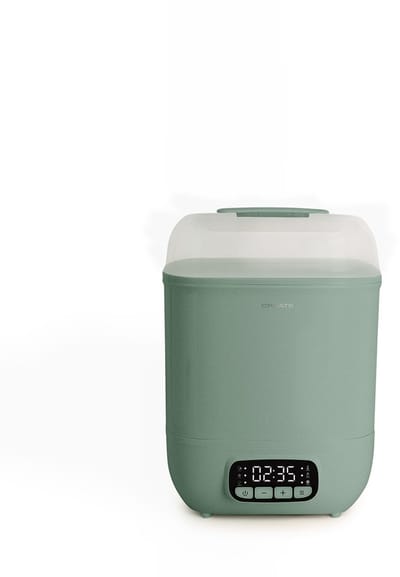CREATE - Multifunctionele sterilisator met droogfunctie voor 8 babyflesjes - Sage - BABY BOTTLE CARE