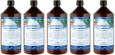 Bodylotion Zen Moment 1 Liter - set van 5 stuks - Voordeelverpakking