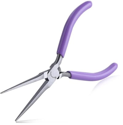 Mini Naald Neus Tang - 5 Inch Precisie Draad Looping en Naaldverwijderaar voor Visgerei en Sieraden Maken
