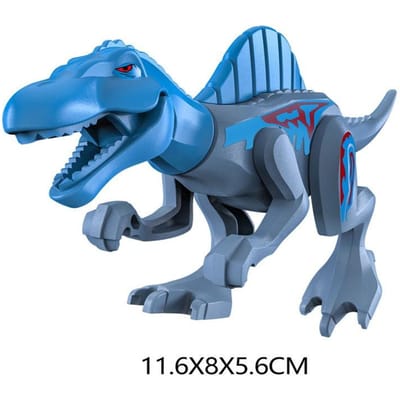 Grote Uitverkoop!!! Jurassic Park World Dinosaurussen Indoraptor Triceratops Indominus Rex T-Rex Model Bouwstenen Speelgoed Voor Kinderen bruin