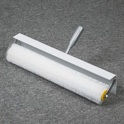 Dailygoods - Roller - Dekvloer rol - Spatbescherming - Wit - Voor scooter - Luchtbellen verwijderen - Glad dekoppervlak