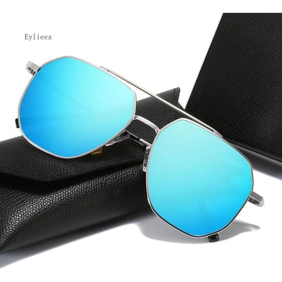 Lunettes de soleil de luxe pour hommes Verres miroirs polarisés Lunettes de soleil vintage d'aviation pour femmes Lunettes de conduite Oculos de sol masculino