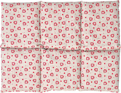 Warmtekussen en Korrelkussen 40x30cm - 6-Kamer kussen voor Rug, Buik, Voeten & Bed