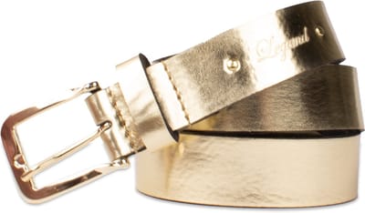 Legend Dames - Leren riem - Goud - 80cm