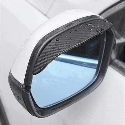 2 stuks Auto Achteruitkijkspiegel, Regenwenkbrauw Reflector, Universele Regenhoes voor Achteruitrijden, Waterdichte Voorruit, Regenhoes, Raamdecoratie, Waterdicht zwart