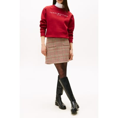 Tommy Hilfiger Modern Regular Corp Logo Sweatshirt Regatta Red Taglia: XS | Maglioni a maglia Outlet | Donna | Rosso