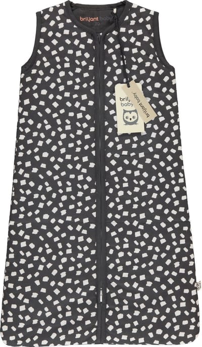 Briljant Baby Winterslaapzak Maat 70 - Flocks - Dark Grey