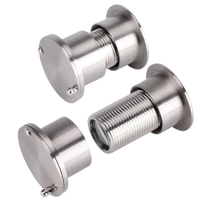 Dailygoods- Deurkijker 28 mm brede kijkhoek - Harslenzen - Zinklegering - Antidiefstal - Robuuste privacyafdekking - Geschikt voor 35-60 mm dikke deuren - Kijkgaatje