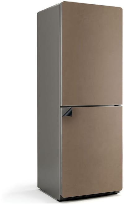 Wallfluent Magnetische Koelkastmat - Bruin Koelkast Magneet Sticker - 70 cm x 190 cm - Bruin Magnetische Koelkastmat - Magnetisch Koelkastaccessoire - Magnetische Koelkastbescherming - Verwijderbare Koelkast Decoratie
