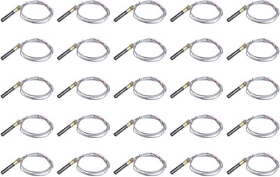 Thermoelement Generator - Warmte Sensor - Haard Veiligheid - 25 Stuks Set - Standaard Formaat - Metaal