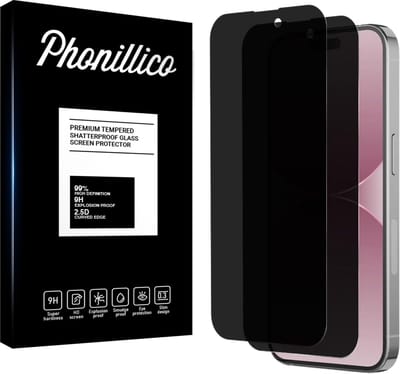 Screenprotector privacy voor iPhone 15 - 2 stuks Beschermglas Privacy Glas van glazen schermbeschermfolie