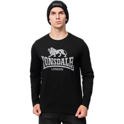 Lonsdale Fintona T-shirt Met Korte Mouwen Wit L Man