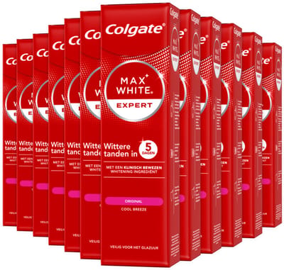 Colgate Tandpasta Max White Expert Original - 12 x 75 ml - Voordeelverpakking