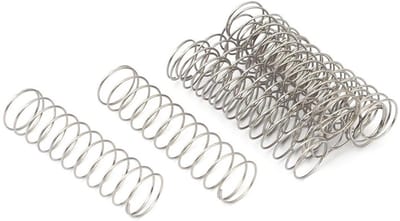 Compressie Veren - Drukveren RVS - Apparaten Reparatie - Roestvrij Staal - 10 stuks - Zilverkleurig
