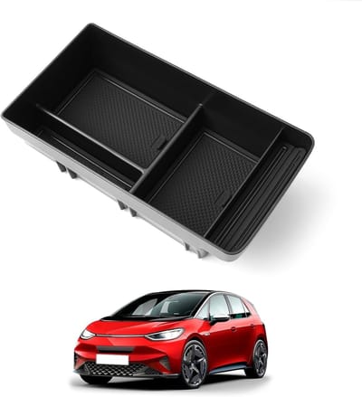 Opbergruimte in de middenconsole voor VW ID.3 en Cupra Born 2020-2025, armsteun met antislip bodem, verbeterde opslagcapaciteit en gebruiksvriendelijkheid