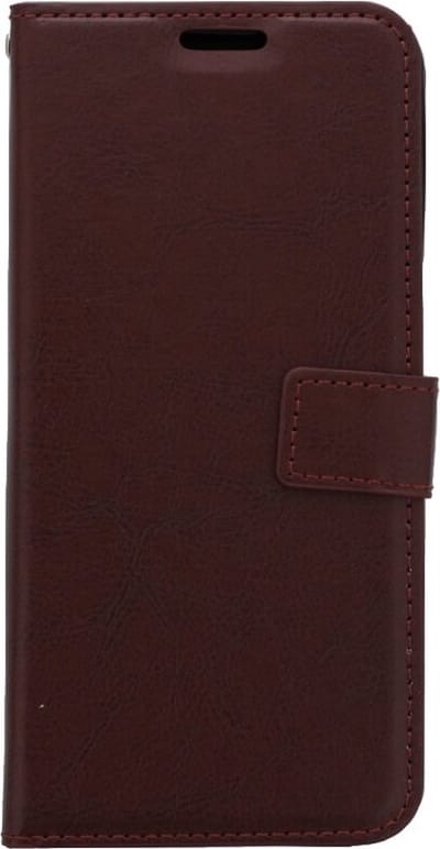 LuxeBass Hoesje geschikt voor Oppo Reno 4 Pro 5G - Bookcase Bruin - portemonnee hoesje - telefoonhoes - gsm hoes - telefoonhoesjes