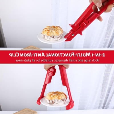 Multifunctionele Antislip Silicone Tangen en Anti-verbrand Kom voor Pizzaschalen, Inclusief Silicone Handschoenen voor Airfryer Keuken