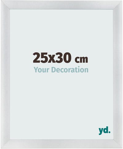 Your Decoration - Fotolijst 25x30 cm - MDF - Zilver Mat - Pisa
