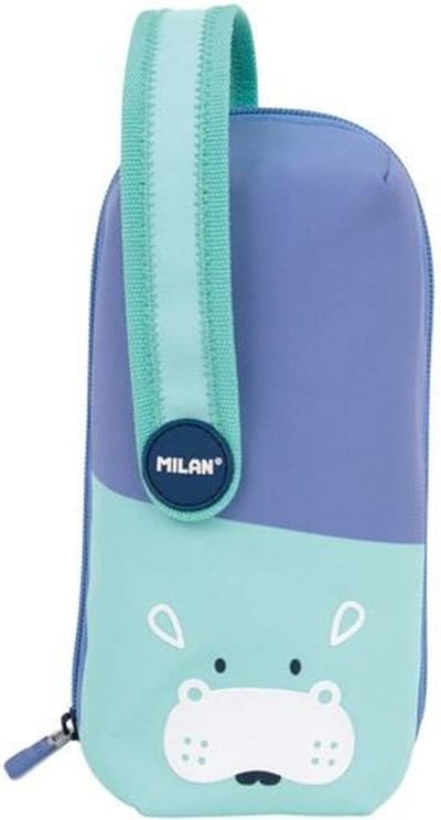 Schoolpennenzak Milan Animals Blauw 22,5 x 11,5 x 11 cm