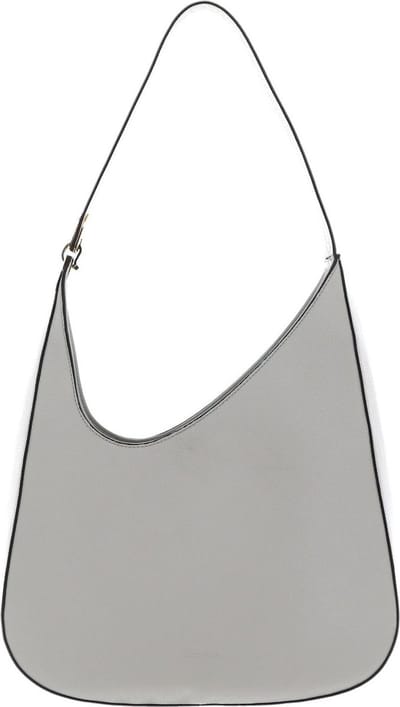 COCCINELLE Leren Schoudertas Zelda Shoulderbag Grained Leather Gelso Beige