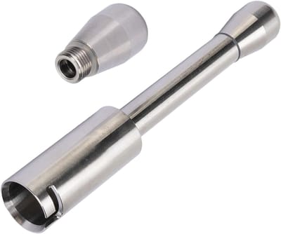 Verbeterde stoomsprayer met roestvrijstalen mondstuk voor verbeterde stoomafgifte en EC685 vervangnozzle, ideaal voor koffiezetapparaten en barista's