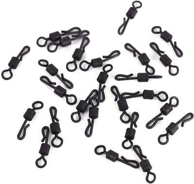 aladdien - Vissen Swivel Snap Connectors - Snelwissel Wartels - 25 Stuks - Outdoor Karpervissen - Tackle Accessoires - Ideaal voor Vissers